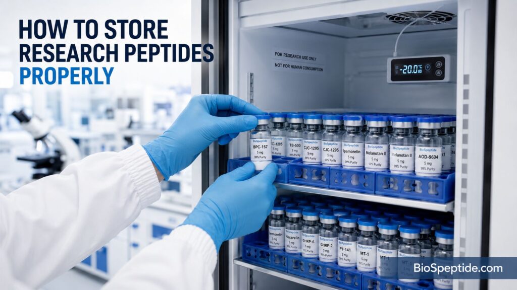 How to Store Research Peptides Properly | BioSpeptide