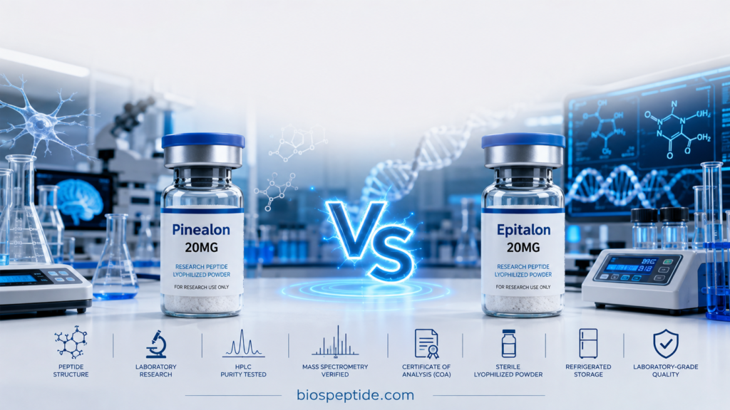 Pinealon vs Epitalon Complete Research Peptide Comparison